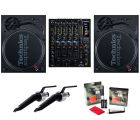 Twin Technics SL-1210 MK7 + Reloop RMX-60i Mixer - Direct Drive DJ Turntable Bundle