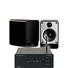 Tangent Ampster BT II HiFi Amplifier + Q Acoustics Concept 20 - Bookshelf Speakers 