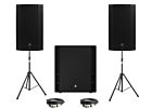 Twin Mackie Thump 15 + 18' Active Powered Subwoofer Bundle