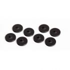 CustomDesign Floor protectors for speaker stands-Pack of 8 - Black Steel