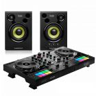 Hercules DjControl InPulse 500 - 2 Channel Controller + Monitor 42 Active Monitors Bundle