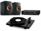 The Carbon Bundle - KEF LS50 Meta Speakers + Debut Carbon Evo Turntable + Marantz PM6007