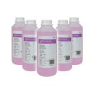 QTX High Quality Fog Fluid for Fog Machines Pink - 1L - Pack of 5