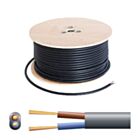 Mercury 2 Core Mains Power cable - 100M - Black