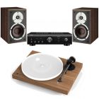 Pro-Ject X1 + Denon PMA-600NE + Dali Spektor 2 Speaker Bundle - Walnut