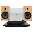 Pro-Ject Primary E Turntable + Kanto Audio YU6 Active Bluetooth Speaker Bamboo Bundle